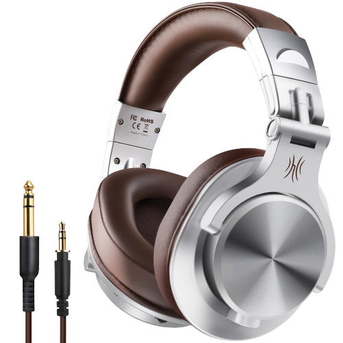 Oneodio A70 Bluetooth Headphone Silver